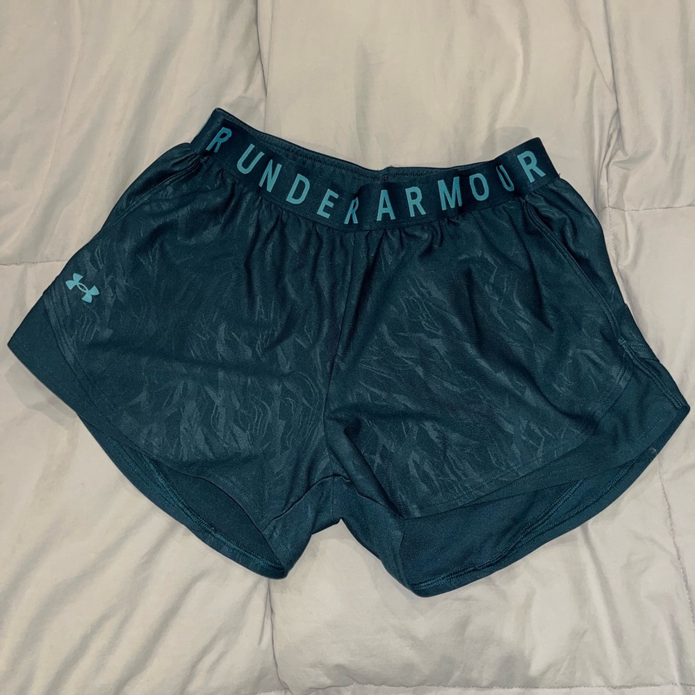 Under Armour Women's Teal Athletic Shorts